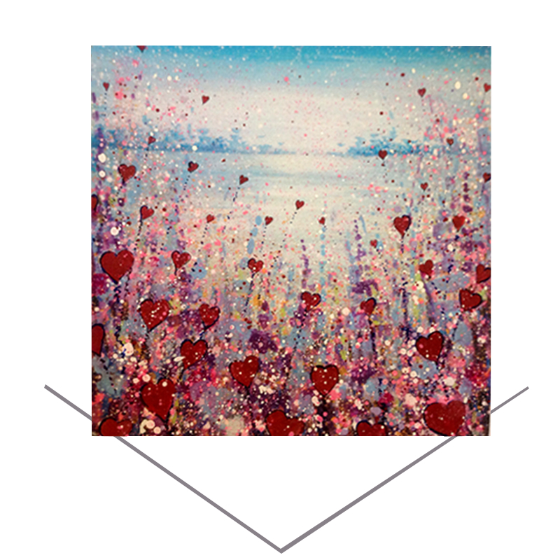 Love Flowers Greeting Card